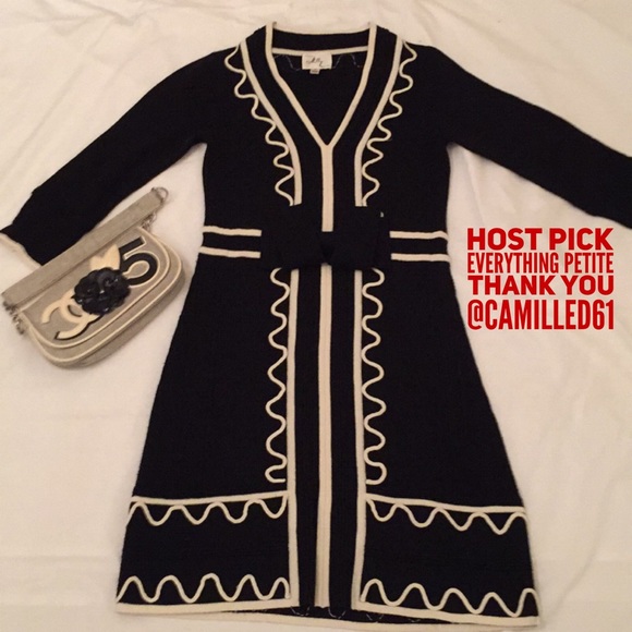 Milly of New York Dresses & Skirts - 🏆💲🏆Milly Long Sleeve Knit Dress Bow at Waist